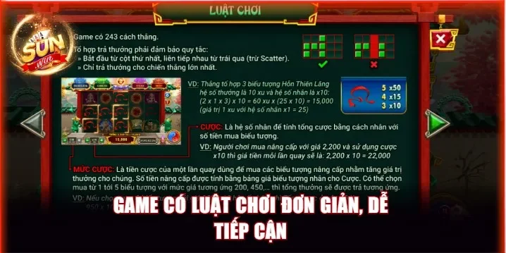 Game có cách chơi đơn giản dễ nắm bắt 