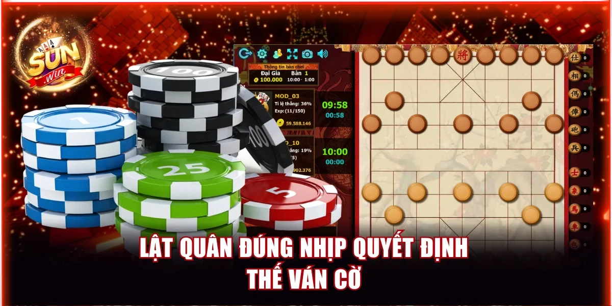 Cách Chơi Game Cờ Úp Online Sunwin Chuẩn Từng Nước Đi 3 Lật quân đúng nhịp quyết định thế ván cờ